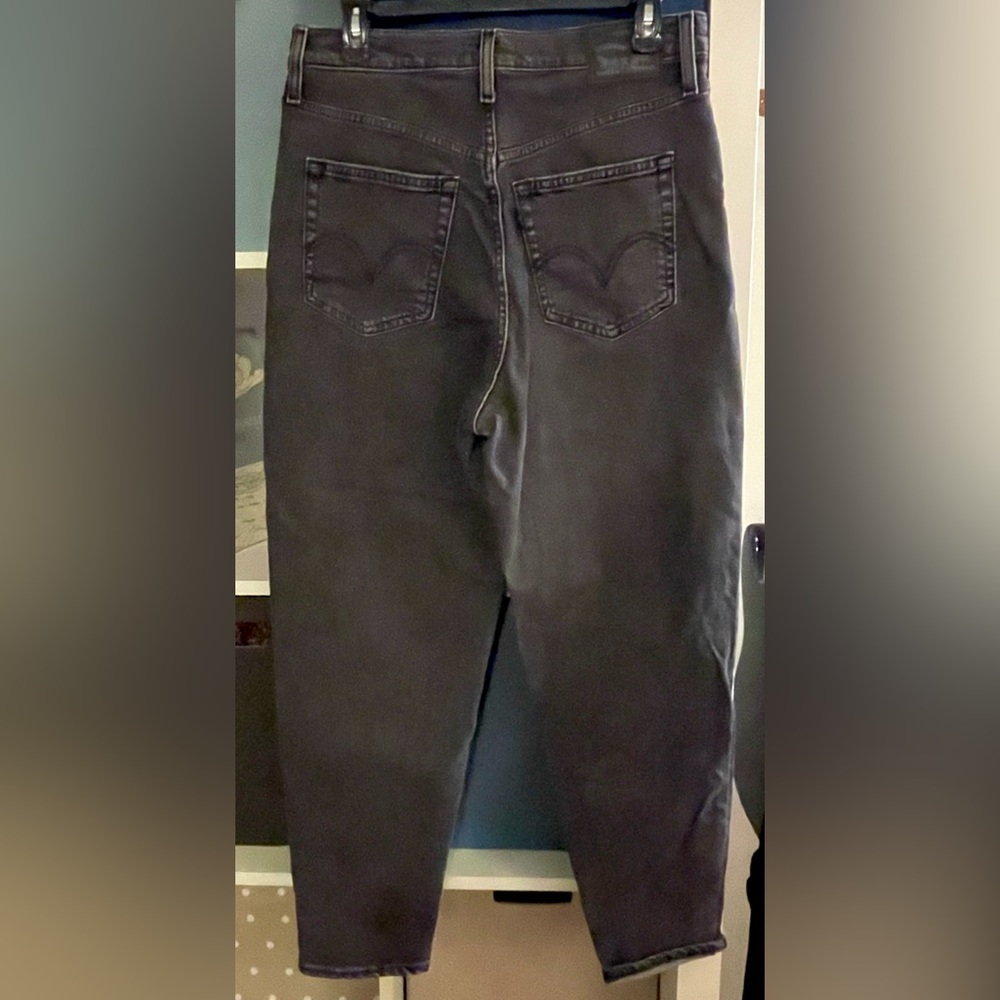 Levi's High Rise Jeans - Charcoal Gray - Picture 6 of 7